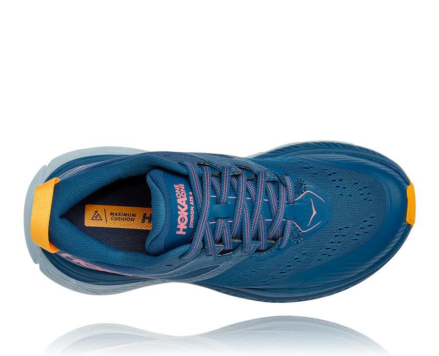 Hoka One One Trainers Womens Blue - Stinson Atr 6 - 13256MHGC